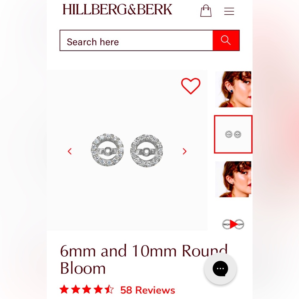 New Bloom earring enhancers still in original packaging